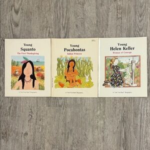Set of Three Children's Biographies